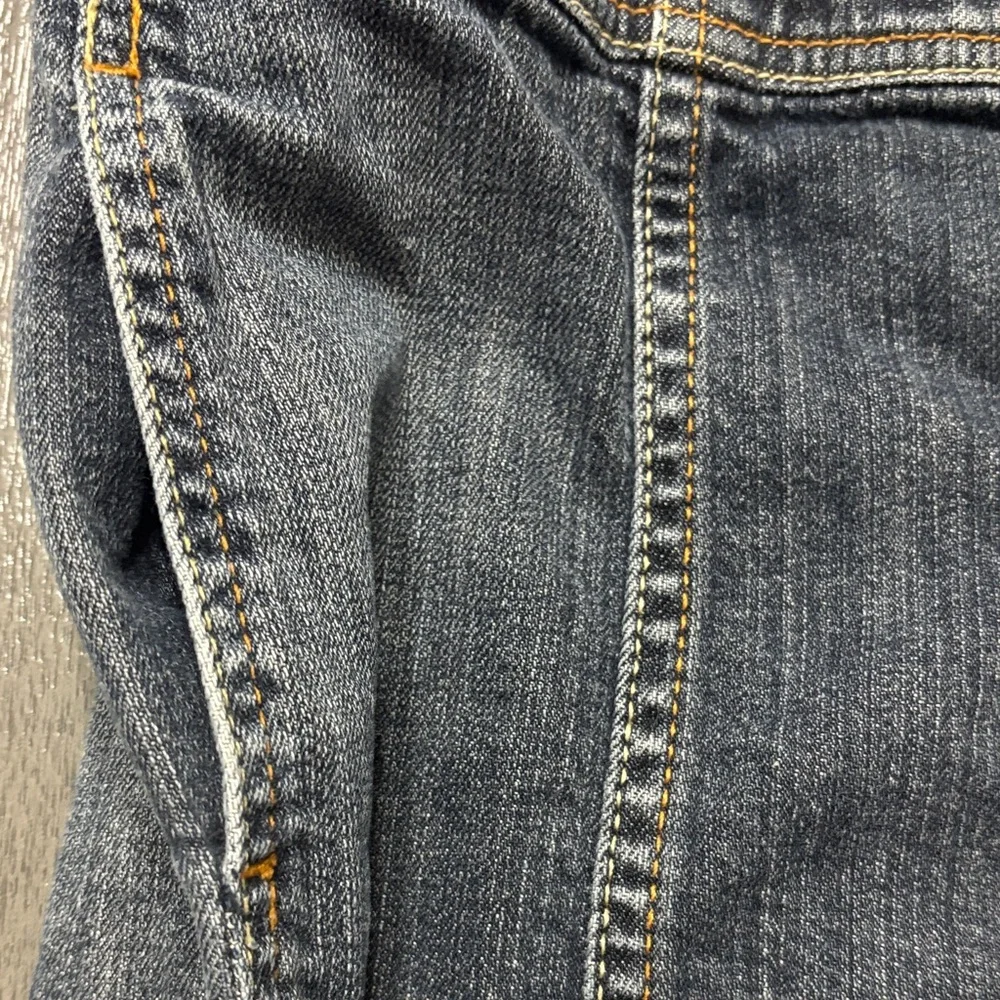 GAP Y2K Denim Mini Low Rise Full Snap Button Front Casual Jean Skirt - Picture 6 of 11